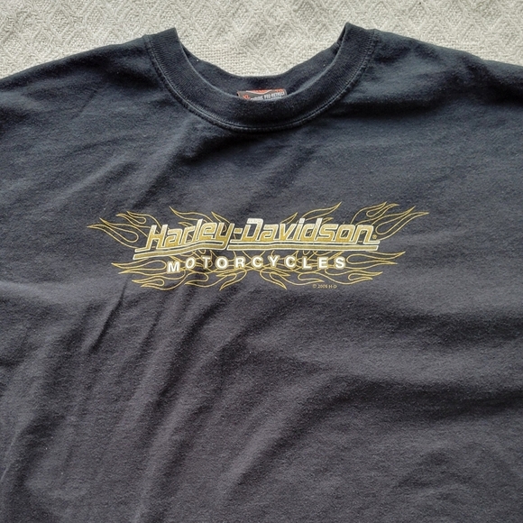 Harley Davidson Graphic Biker Wear Short Sleeve T-Shirt- Yukon Canada - Picture 3 of 8